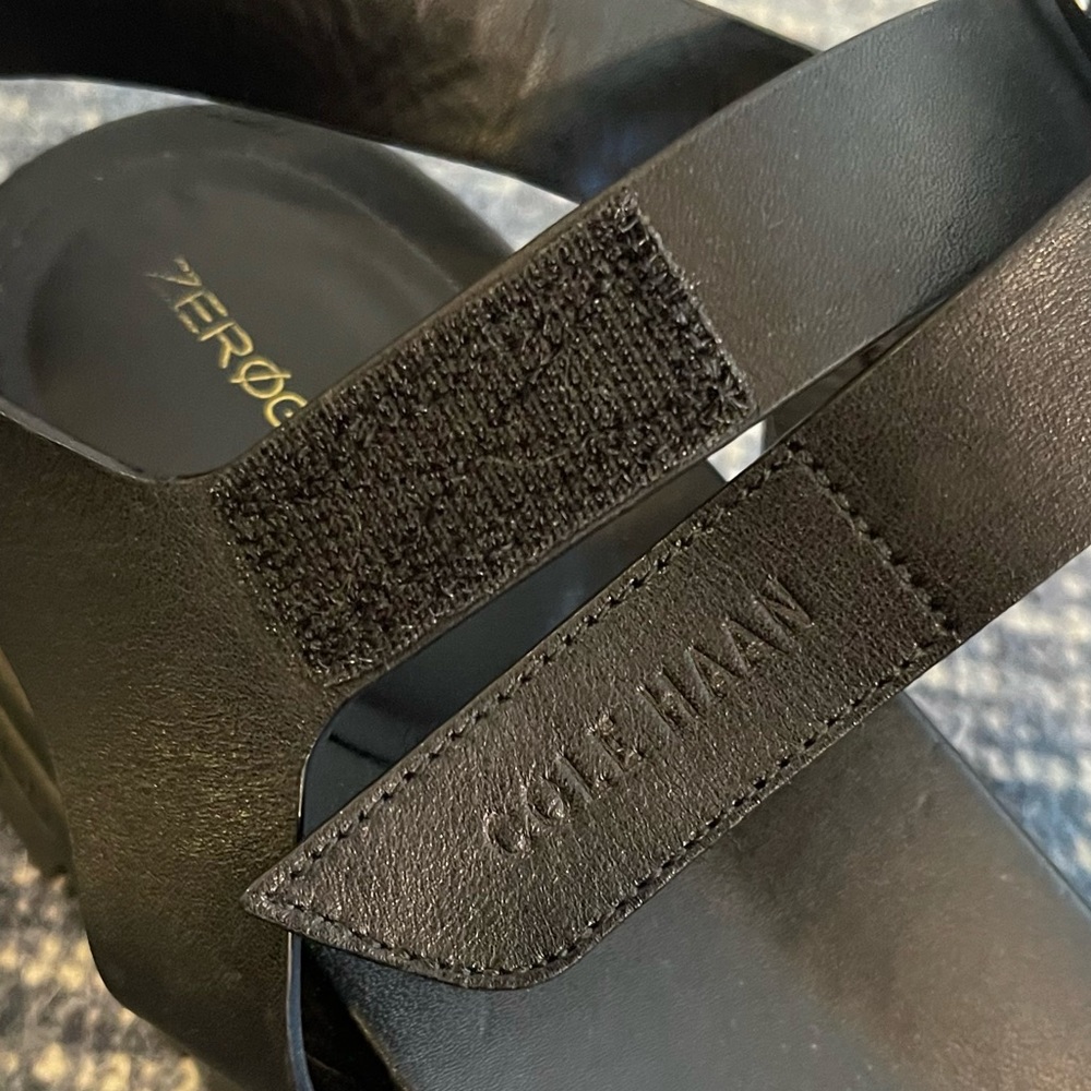 Cole Haan ZeroGrand Leather Platform Sandals - Picture 10 of 12